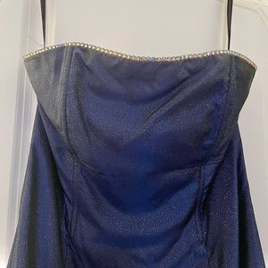 Navy Blue Formal Gown
